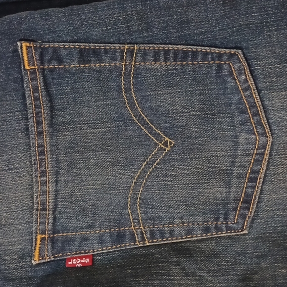 NWT Levi Strauss & Co. Mens 513 Slim Straight Blue Denim Jeans Sz. 30 x 32 - Picture 10 of 14